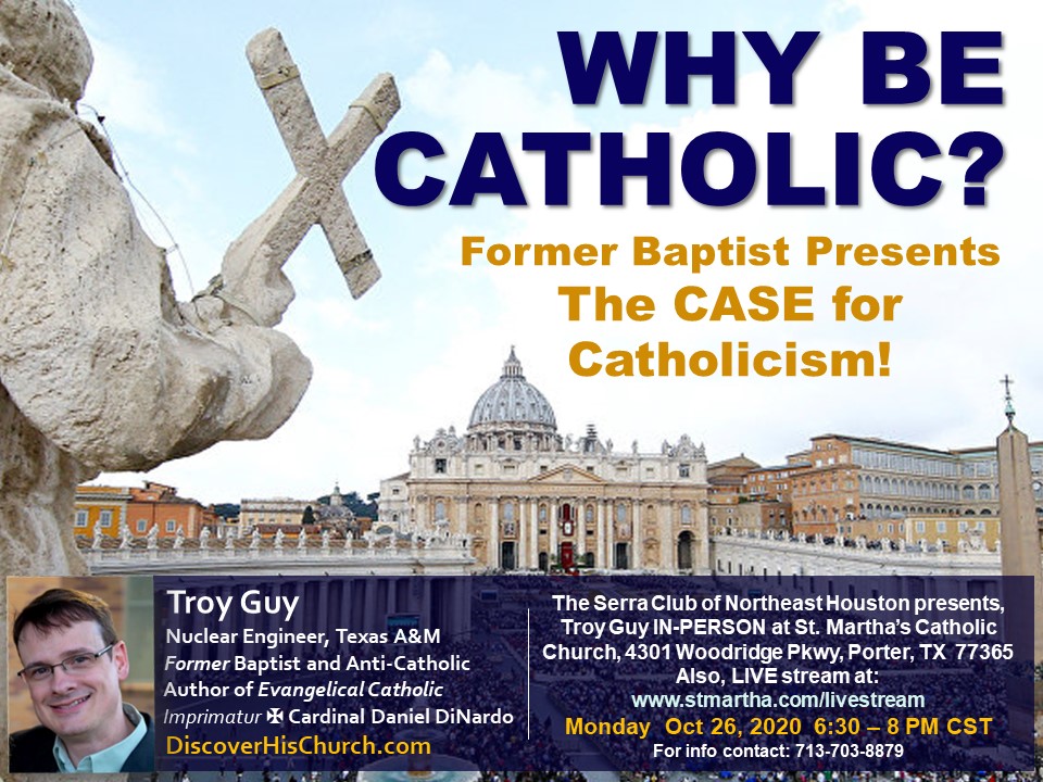 Former Baptist Presents ‘The Case for Catholicism’